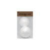 Plain white styrofoam ball in size of 120mm and pack of 2