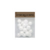 Plain white styrofoam ball in size of 50mm and pack of 20