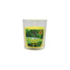 Citronella scented candle in glass jar