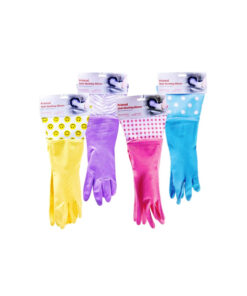 Rubber Gloves With Print Assorted