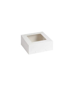 Cake box in size 10in x 10in x 4in with window