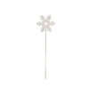 Silver Diamante Cake Topper Snowflake
