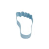 Blue baby foot cookie cutter in size of 9cm
