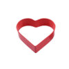 Red heart cookie cutter in size of 8cm