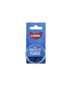 Blue Edible Glitter Flakes 2g