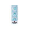 Blue Pearl Snowflake Icing Decorations 9pk