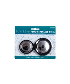 Bath And Sink Plugs 2pk