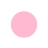 Round light pink masonite cake board in size of 6in