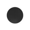 Round black masonite cake board in size of 8in