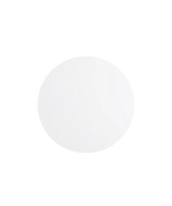 Round white masonite cake board in size of 8in