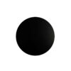 Black round masonite cake board in size of 10in