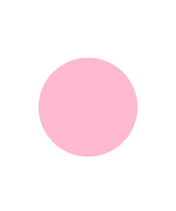 Round light pink masonite cake board in size of 10in