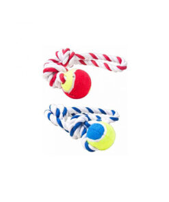 Rope With Ball Dog Toy Assorted