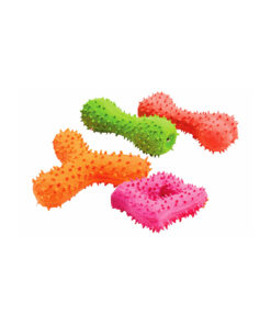 Squeaky And Spiky Latex Dog Toy Assorted