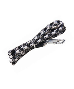 Black and white design leash for pets