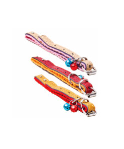 Cat Collar With Bell Assorted 31x1.5cm