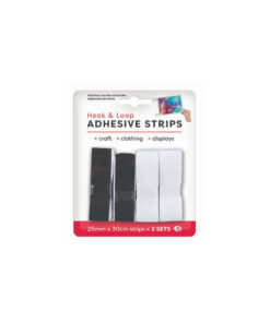 Hook & Loop Adhesive Strip 2pk