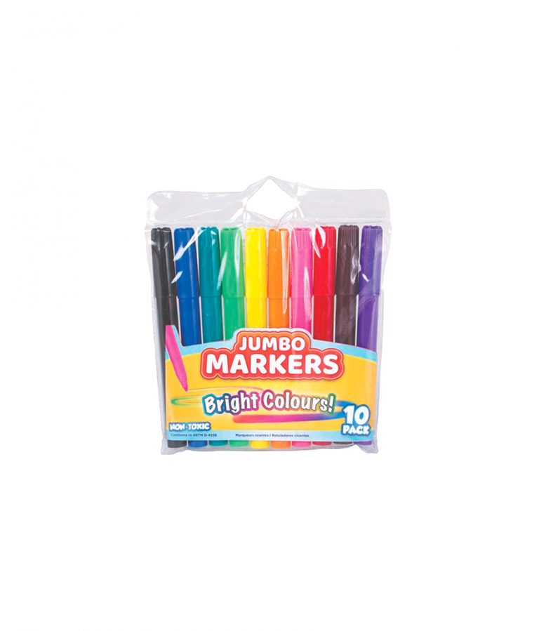 Jumbo Markers 10pk LookSharpStore