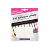 Plain white adhesive labels for home & office coming in pack of 128 labels