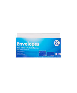 Square Postcode Envelopes Peel N Seal 50Pk 110mm