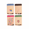 Kraft Notebook With Pen Assorted