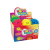 Yoyo squeezey smiley ball in assorted colour, green, hot pink, orange, purple, yellow and blue includes light