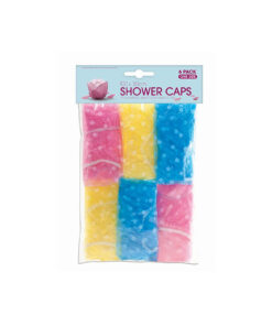 Shower Cap Assorted 6pk