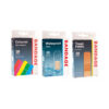 Bandages band-aids selection in coloured hypoallergenic, waterproof clear, and tough fabric stretchable designs coming in pack of 30