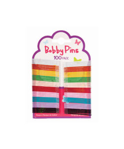Bobby pins in white, orange, yellow, green, red, blue, pink, and black colour coming in pack of 100