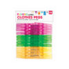 Fluorescent jumbo clothes pegs in pink, green, and yellow colour coming in pack of 24