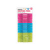 Plastic clothes pegs in hot pink, blue, and lime green colours coming in pack of 48