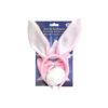 Bunny dress up kit with pink headband and bunny ears, pink bowtie and white nose