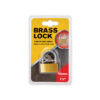 Brass padlock in size of 40mm coming with 3 keys