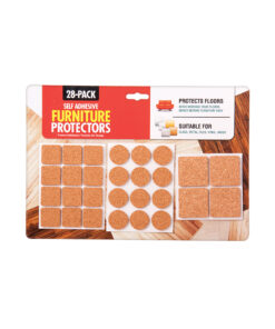 Skid Protectors Cork/Felt 28Pc