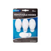 Oval Removable Hooks 3pk