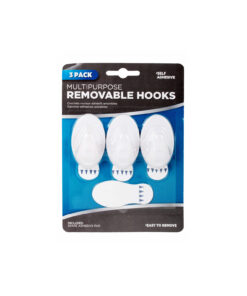Oval Removable Hooks 3pk