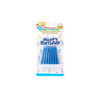 Blue Candles With Holder 16pk