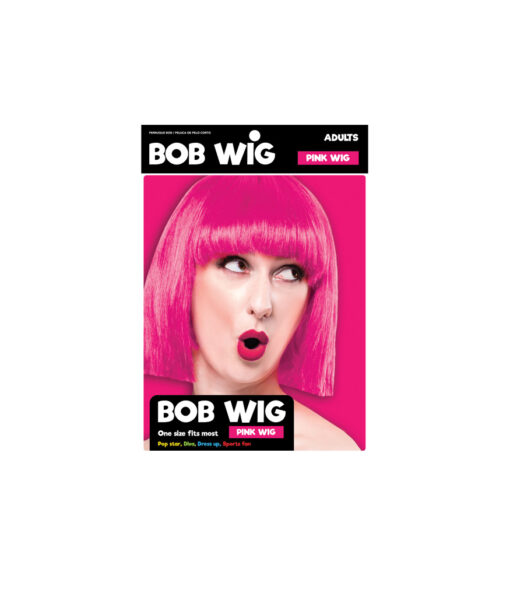 Pink Dress Up Bob Wig – LookSharpStore