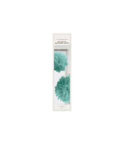 Teal Hanging Puff Decoration 2pk