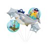 pirate shark party balloon set 5pc