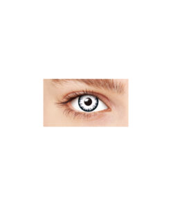 Alternative view of White 2 Tone Contact Lens