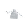 Small Silver Organza Bag 12pc