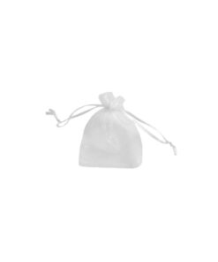 White Small Organza Bags 12pc
