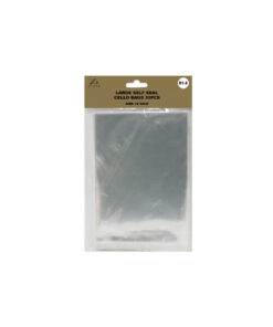 Large self seal cello bags in size of 16cm x 23cm and coming in pack of 30