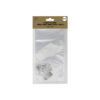 Large plastic treat bag with twist tie in size of 13cm x 30cm and coming in pack of 30 pieces