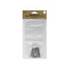 Medium plastic treat bags with twist ties in size 10cm x 23.5cm and coming in pack of 40 pieces