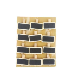 Mini Blackboard Clips 12pc
