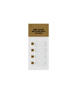 Mini Glass Bottle 4pc