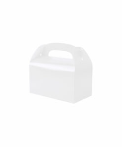 Alternative view of White Paper Treat Box 6pc (Side Seal)