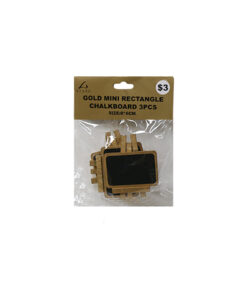 Gold Mini Rectangle Chalkboard 3pc